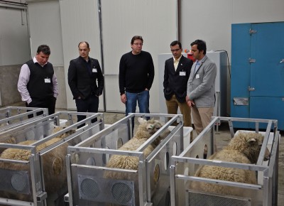 Delegation from Brazil visiting the New Zealand Animal Ruminant Methane Measurement Centre